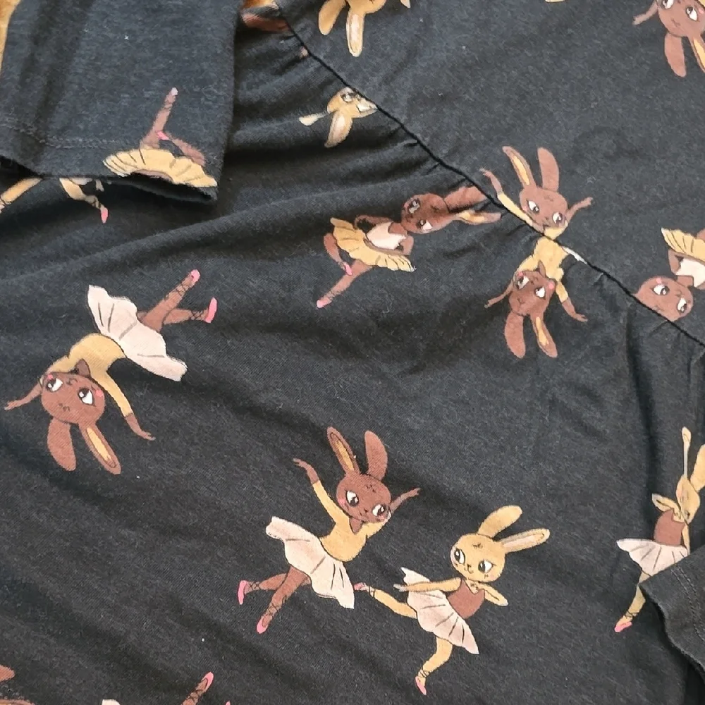 Adorable Grey Ballerina Bunny Dress 3/4 T - Picture 3 of 5